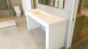 Concrete bath vanity Vero Beach