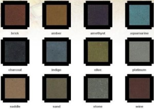 Basic concrete colors that are cusomt bleneded to make your special concrete product